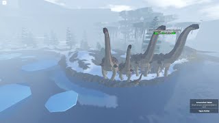 Argentino PVP test New sauropod Dinosaur Simulator [upl. by Lucienne]