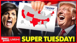 🚨TRUMPMAGGEDDON Super Tuesday LIVE Results Right NOW  Nikki NUKED From CoasttoCoast  VICTORY [upl. by Arliene]