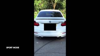 BMW m235i F22 Eisenmann race exhaust with sound pipe [upl. by Ielerol]