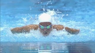 Womens 100m Butterfly  Heat 1  London 2012 Olympics [upl. by Nauqaj]