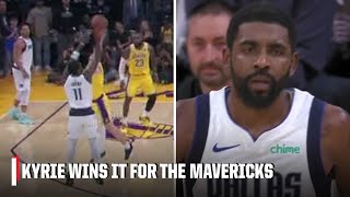 Kyrie Irvings CLUTCH 3pointer puts the Lakers away avoids blowing 20point lead  NBA on ESPN [upl. by Yartnod803]