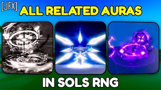 SOLS RNG LORE  All CONNECTED Auras In Sols RNG FULLY EXPLAINED [upl. by Ahsenac716]