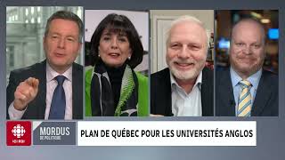 Mordus de politique  Plan de Québec pour les universités anglophones [upl. by Rip]