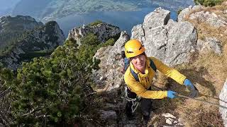 Traunstein Klettersteig [upl. by Steffy]