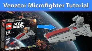 Lego Star Wars  Microfighters Venator Tutorial [upl. by Ynneg404]