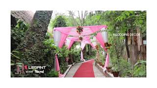 Wedding decoration at norling resort kathmandu wedding [upl. by Notyad]