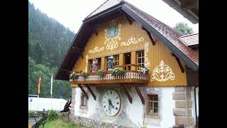 Rainy Day Cuckoo Clock in Breisach Germany [upl. by Aniles]