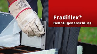 Einfache Verbindung zwischen einem PVCFugenband und dem beschichteten Fugenblech Fradiflex® [upl. by Igic]