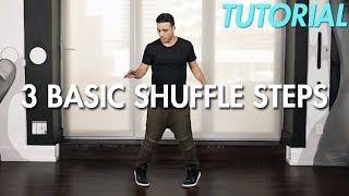 How to do 3 Basic Shuffle Steps Shuffle Dance Moves Tutorial  Mihran Kirakosian [upl. by Ennyletak949]