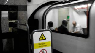 Central Line departing eastbound at Chancery Lane [upl. by Anahsit]