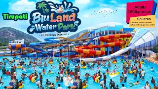 Bluland Water Park Tirupati  Water Park Near Tirupati  Full Tour  THRILL amp FUN Slides Tirupati [upl. by Danialah]