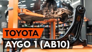 Hoe een voorste draagarm vervangen op een TOYOTA AYGO 1 AB10 AUTODOCTUTORIAL [upl. by Nerua]