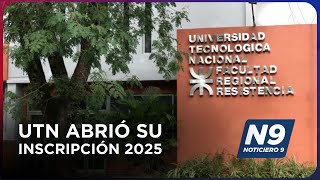 UTN ABRIÓ SU INSCRIPCIÓN 2025  NOTICIERO 9 [upl. by Oad810]