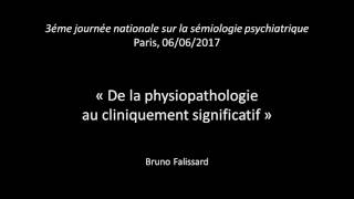 Sémiologie psychiatrique et physiopathologie des maladies mentales [upl. by Ahsekahs22]