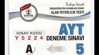 Özdebir yayınları AYT5 geometri çözümleri 20243 [upl. by Worra680]