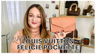 Louis Vuitton Felicie Pochette Review [upl. by Ocsic]