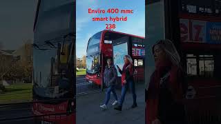 Uncommon 238 on an Enviro 400 mmc smart hybrid [upl. by Llerud]