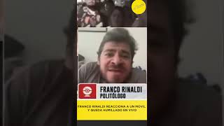 Franco Rinaldi reacciona a un movil y queda humillado en vivo [upl. by Gian573]