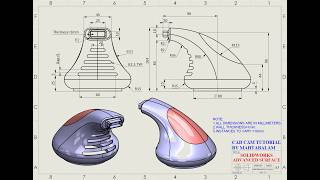 SolidWorks Advanced Surface Modelling Exercise 219 [upl. by Edorej]