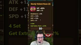 10 Legendary Rune Boxes Pick 1 out of 3 Upgraded Legendary Violent Runes  Summoners War [upl. by Auria]