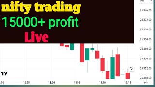 live nifty trading  Intraday Trading nifty amp Crypto Insights [upl. by Nilyac]