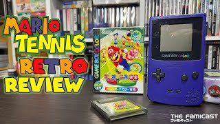 Mario Tennis  Retro Review  Game Boy Color [upl. by Annodahs]