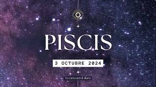 Horóscopo Diario  Piscis  3 de Octubre 2024 [upl. by Vaios392]