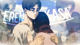 EREN amp MIKASA 1080P HINDI SONG AMV EDITnewpost like edit suscribe [upl. by Tnarg]