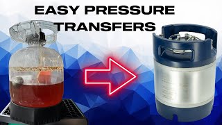 2 Ways to Transfer Beer from a Pressure Fermenter to a Keg No Foam No Oxidation [upl. by Fanny]