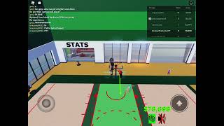 Hitting a full court dunk Roblox Dunking Simulator [upl. by Avril105]