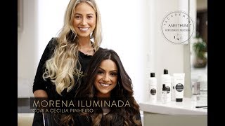 Como fazer Morena Iluminada Mechas Ombré Hair com Cecilia Pinheiro  Academia Aneethun [upl. by Yaker]