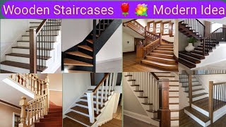 💕 Innovative 💕 Wooden 🌹 Staircases 🌹Ideas Creativecorner709 [upl. by Yadsendew]