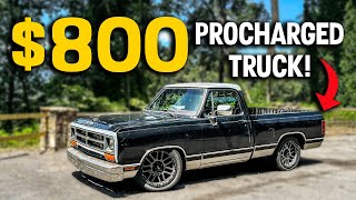 How 800 Bought My Wife a SUPERCHARGED Muscle Truck [upl. by Veronique]