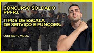 CONCURSO PMRJ COMO É A ESCALA DE SERVIÇO FUNÇOES CONFIRA NO VÍDEO [upl. by Gothart]