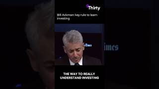 BILL ACKMAN KEY RULE TO LEARN INVESTING investment trading crypto stocks money investing [upl. by Magbie]