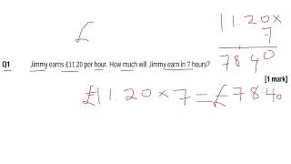 KS2 KS3 Maths Functional Skills Basic Worded Problem Functional Skills Level 12 Entry Level 3 Maths [upl. by Aniratak972]