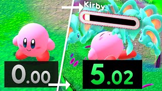 Can I beat the FIRST LEVEL of Kirby if random effects happen every 5 seconds [upl. by Alicsirp29]