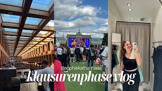 berlin diaries Klausurenphase Deutschlandspiel shoppen gehen etc✨ [upl. by Wong]