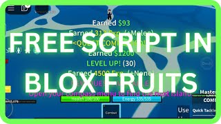 NEW BLOX FRUITS SCRIPT  AUTO FARM LEVEL  AUTO STATS  FREE SCRIPT GUI MOBILE amp PC [upl. by Arraeic]