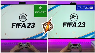 Xbox One S Vs PS4 Pro FIFA 23 [upl. by Girardi]