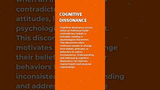 Understanding Cognitive Dissonance When Beliefs Collide psychology cognitivefunction [upl. by Adnileb]