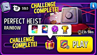 solo challenge rainbow square matches perfect heist match masters gameplay [upl. by Nolad]