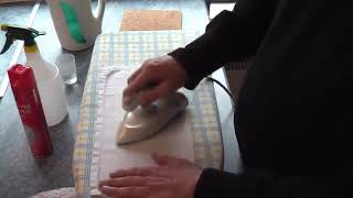 steam ironing handkerchiefs [upl. by Klenk]