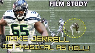 Seahawks Study Uber Physical Rook RT Mike Jerrell has SERIOUS POTENTIAL [upl. by Boothman]