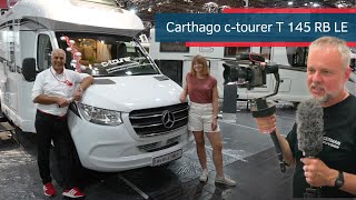 SO habt ihr uns noch NIE gesehen Carthago ctourer T 145 RB LE Mercedes Benz mit GERMAN TELEVISION [upl. by Rialcnis]