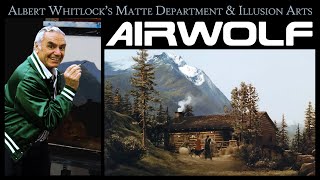 quotAirwolfquot 1984 Pilot Episode Cabin Matte Painting Shots [upl. by Llyrehc]