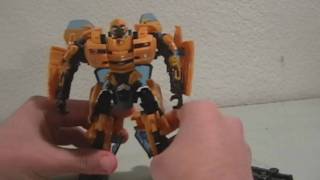 Transformers 2007 Movie Deluxe Concept Bumblebee Review [upl. by Ennahtur]