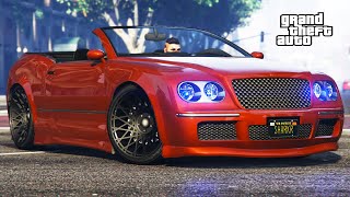 Enus Cognoscenti Cabrio Review amp Best Customization  GTA 5 Online Bentley Continental GT  Luxury [upl. by Lecia]