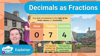 Teaching Year 5 Decimals as Fractions Help [upl. by Sulrac]