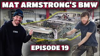 Hand Making Complex Panels For Mat Armstrongs Classic BMW E24  More Rust [upl. by Xonk]